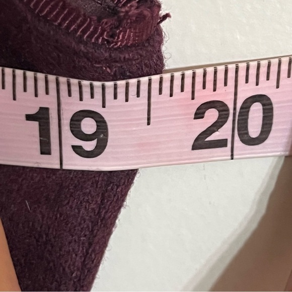 NWT Women’s Zara Collection Wool Blend Burgundy Sleeveless Midi Dress Size XL - Picture 4 of 12